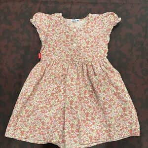 Floral Pink Kids Dress Size 5‎
